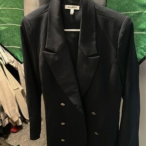 navy blue with gold buttons Good American Jacket